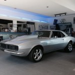 Silver Car in Repair Side View