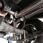 Double Exhaust Under Car