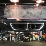 Car Exhaust Back View