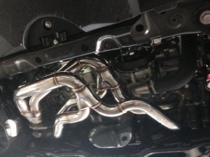 Exhaust Tubes Under Engine